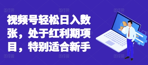 视频号轻松日入数张,处于红利期项目,特别适合新手-创业资源:轻创终点站-刀客联盟