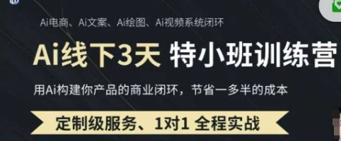 AI实操培训第20-21期线下，0基础保姆级教程，3月最新整理，企业获客、降本增效、打造超级个体-创业资源:轻创终点站-刀客联盟
